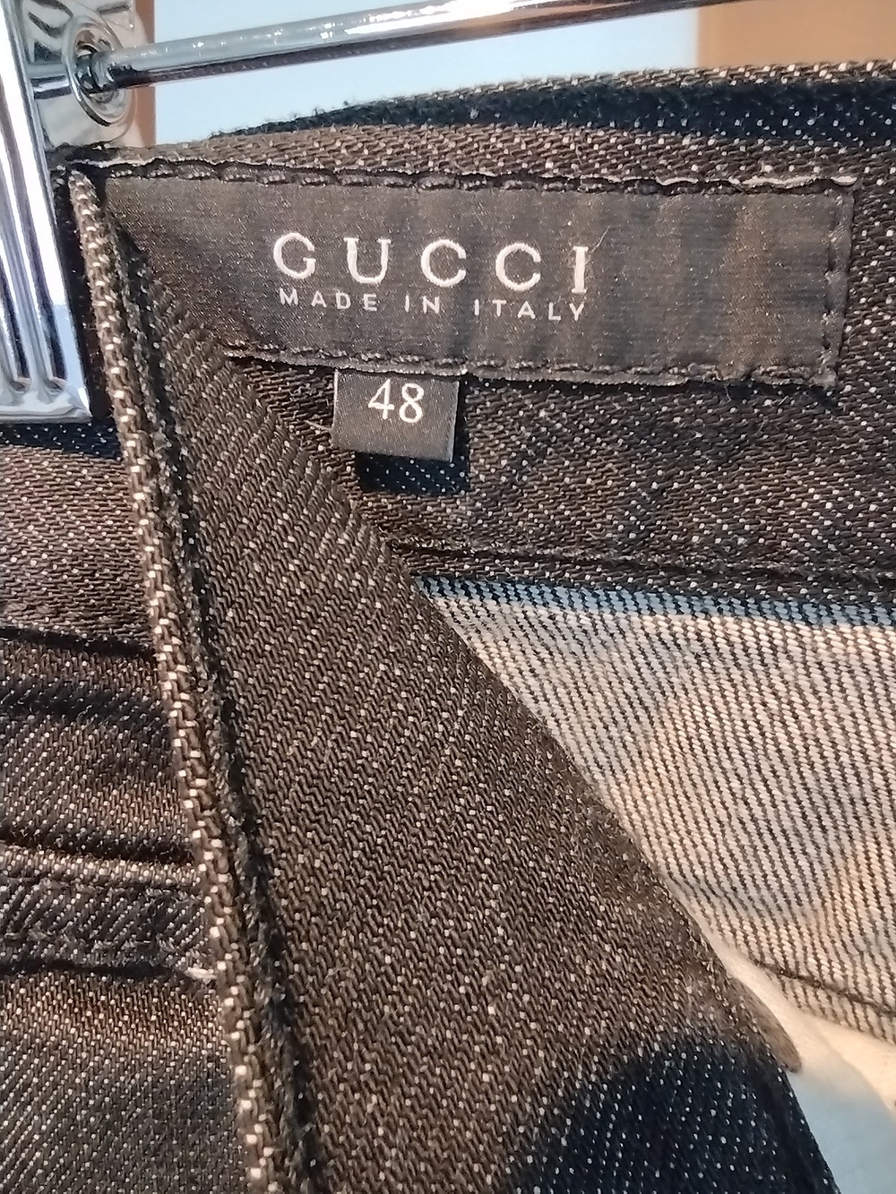 Gucci Black Denim Jeans- Classic Made in Italy